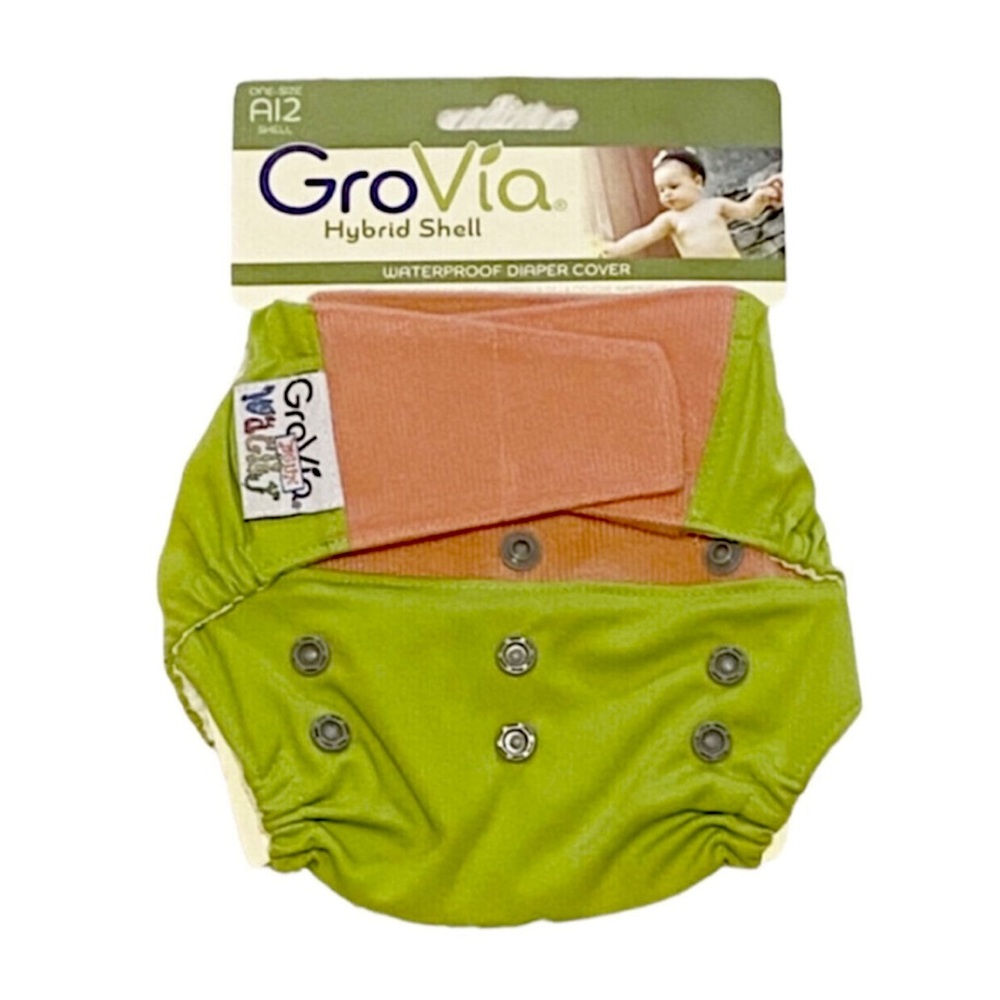 NEW! HTF GroVia “Jolly” Wacky Deux hybrid cloth diaper cover
